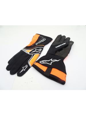 Handschuhe Alpinestars Tech-1 KX v3 schwarz-orange-fluo M 