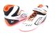 Schuhe Alpinestars Techn-1 KX V2 weiss-orange-fluo-schwarz 41 