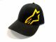 Mütze Alpinestars schwarz-gelb   