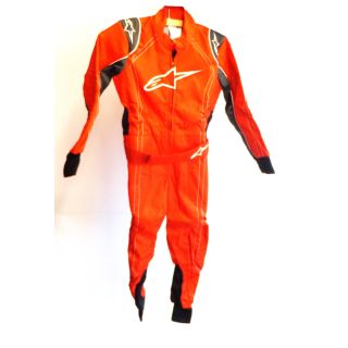 Overall Alpinestars KMX9-S dunkelrot/anthrazit/weiss 130 