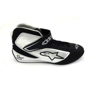 Schuhe Alpinestars Tech-1 T schwarz-silber 43 FIA