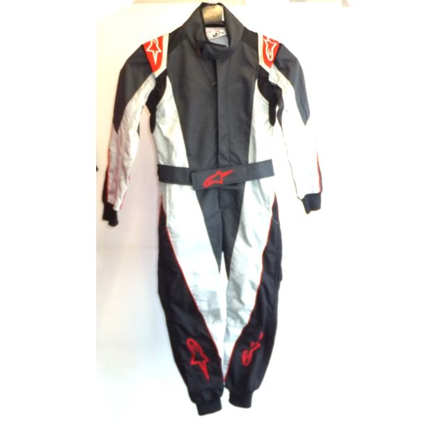 Overall Alpinestars KMX-5 S anthrazit/silber/rot 130 