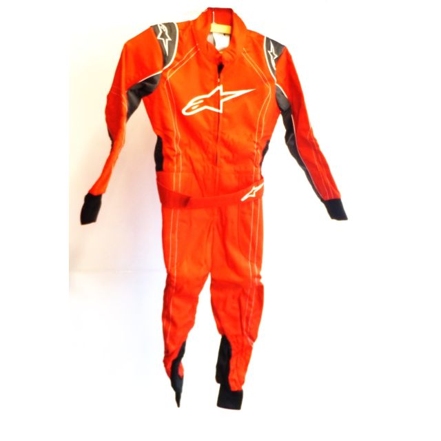 Overall Alpinestars KMX9-S dunkelrot/anthrazit/weiss 130 