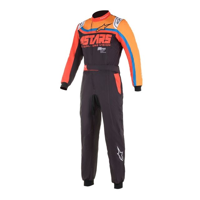 Overall Alpinestars KMX-9 V2 graphic schwarz-orange-rot Gr.42 