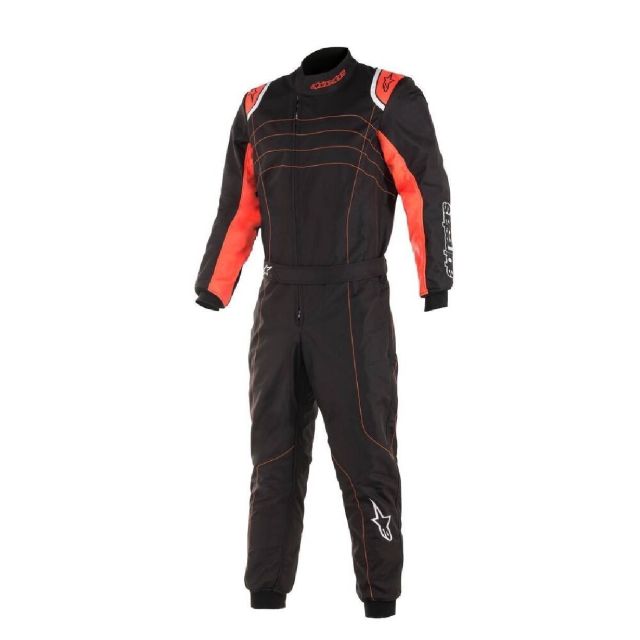 Overall Alpinestars KMX-9 V3 schwarz-rot-fluo 52 