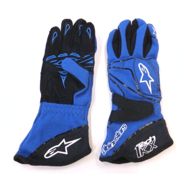 Handschuhe Alpinestars Tech 1-KX blau/weiss S 