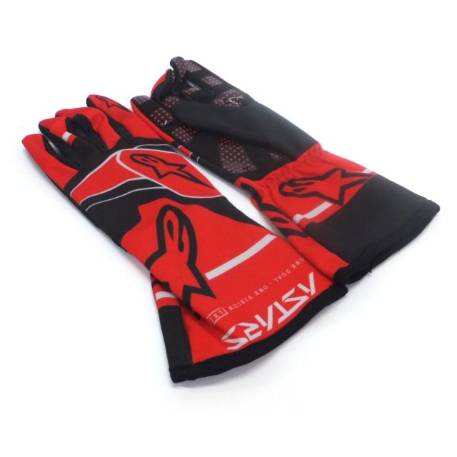 Handschuhe Alpinestars Tech 1-K Race V2 Solid rot/schwarz/grau XXL