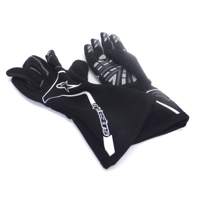 Handschuhe Alpinestars Tech 1 K Race S.  schwarz/weiss Kinder S