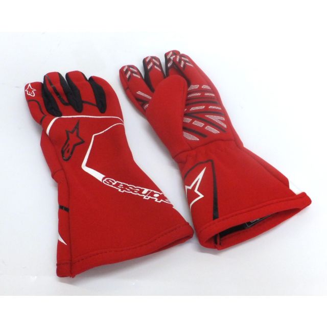 Handschuhe Alpinestars Tech 1 K Race S.  rot/weiss Kinder S