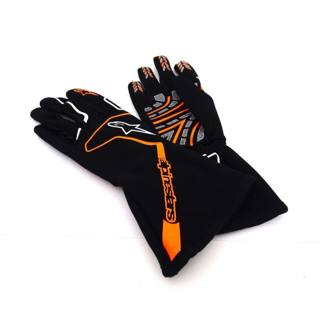 Handschuhe Alpinestars Tech-1 K Race S. schwarz/orange-fluo S Kinder