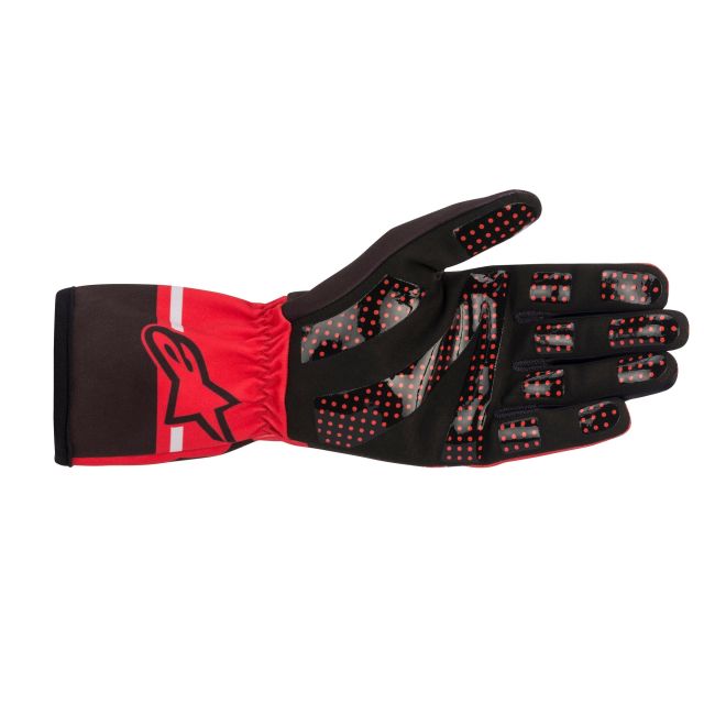 Handschuhe Alpinestars Tech-1 K Race S v2 rot-schwarz-grau Kinder M