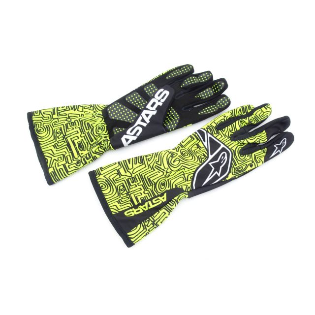 Handschuhe Alpinestars Tech-1 K Race V2 gelb-fluo S 