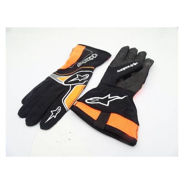 Handschuhe Alpinestars Tech-1 KX v3 schwarz-orange-fluo S 