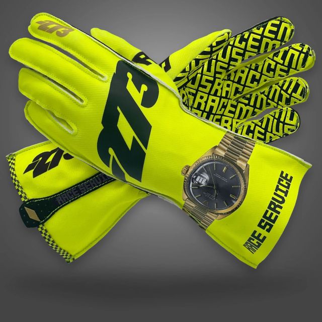 Handschuhe Minus 273 Race Service gelb fluo asymetric L 