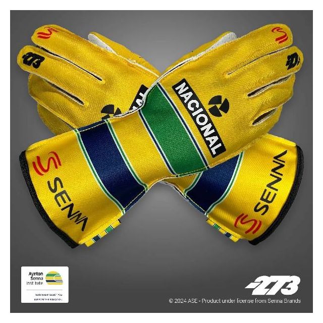 Handschuhe Minus 273 Ayrton Senna gelb XL 