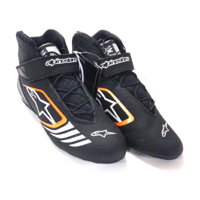 Schuhe Alpinestars Tech-1 KX schwarz/orange fluo Gr. 34 