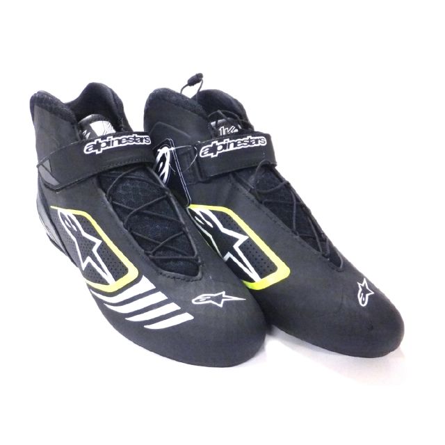 Schuhe Alpinestars Tech-1 K schwarz/gelb fluo Gr. 40 