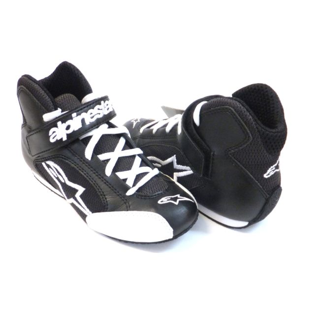 Schuhe Alpinestars Tech-1 K S. schwarz/weiss 30 