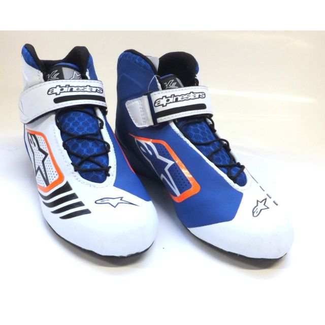 Schuhe Alpinestars Tech 1- KX blau/weiss/orange fluo 36 