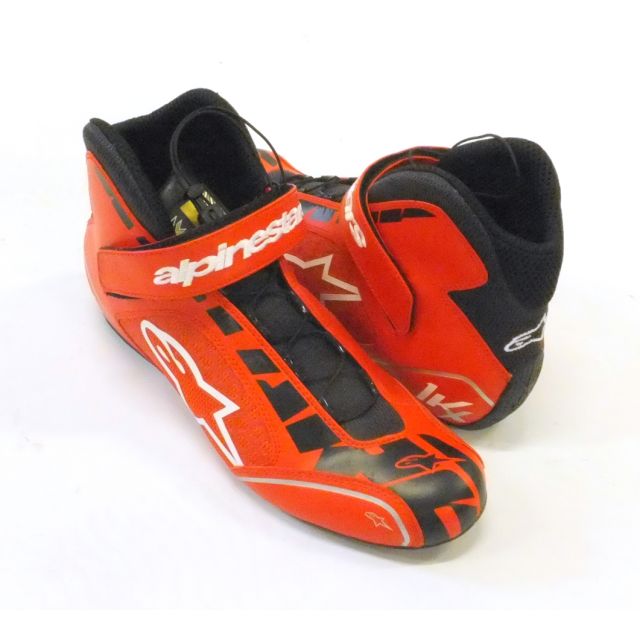 Schuhe Alpinestars Tech-1 KX rot/schwarz/weiss 44 