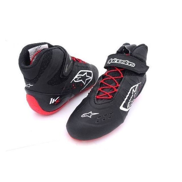 Schuhe Alpinestars Tech-1 KX V2 schwarz-weiss-rot 38 