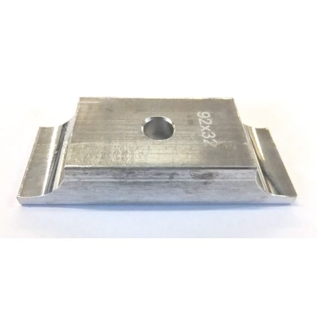 Motorbockgegenstück Gline 92x32x35 mm Aluminium  