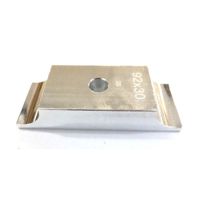 Motorbockgegenstück Gline 92x30x35 mm Aluminium  