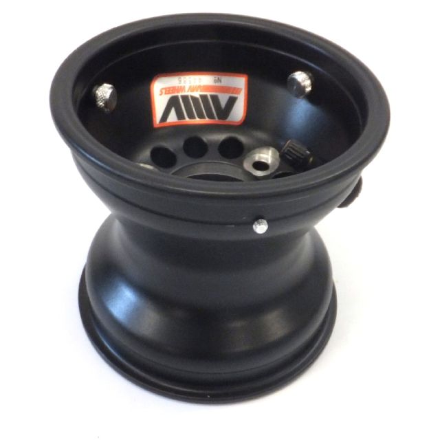 Felge vorne AMV 120mm Alu Mini schwarz