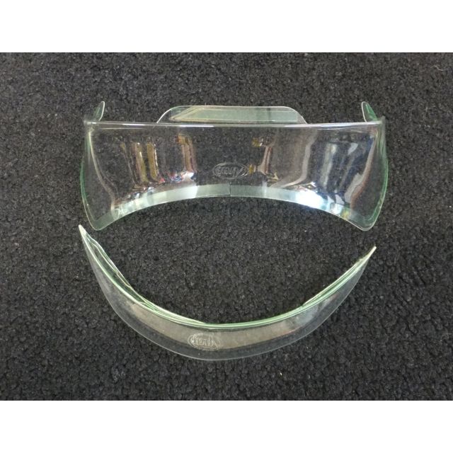 Helmspoiler Arai PED  vorne und hinten transparent 