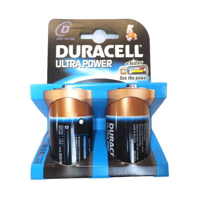 Batterie Duracell LR20 /MX1300 1,5 Volt Ultra Power (2 Stück)