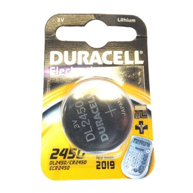 Batterie Duracell 2450  3 Volt Lithium (1 Stück)